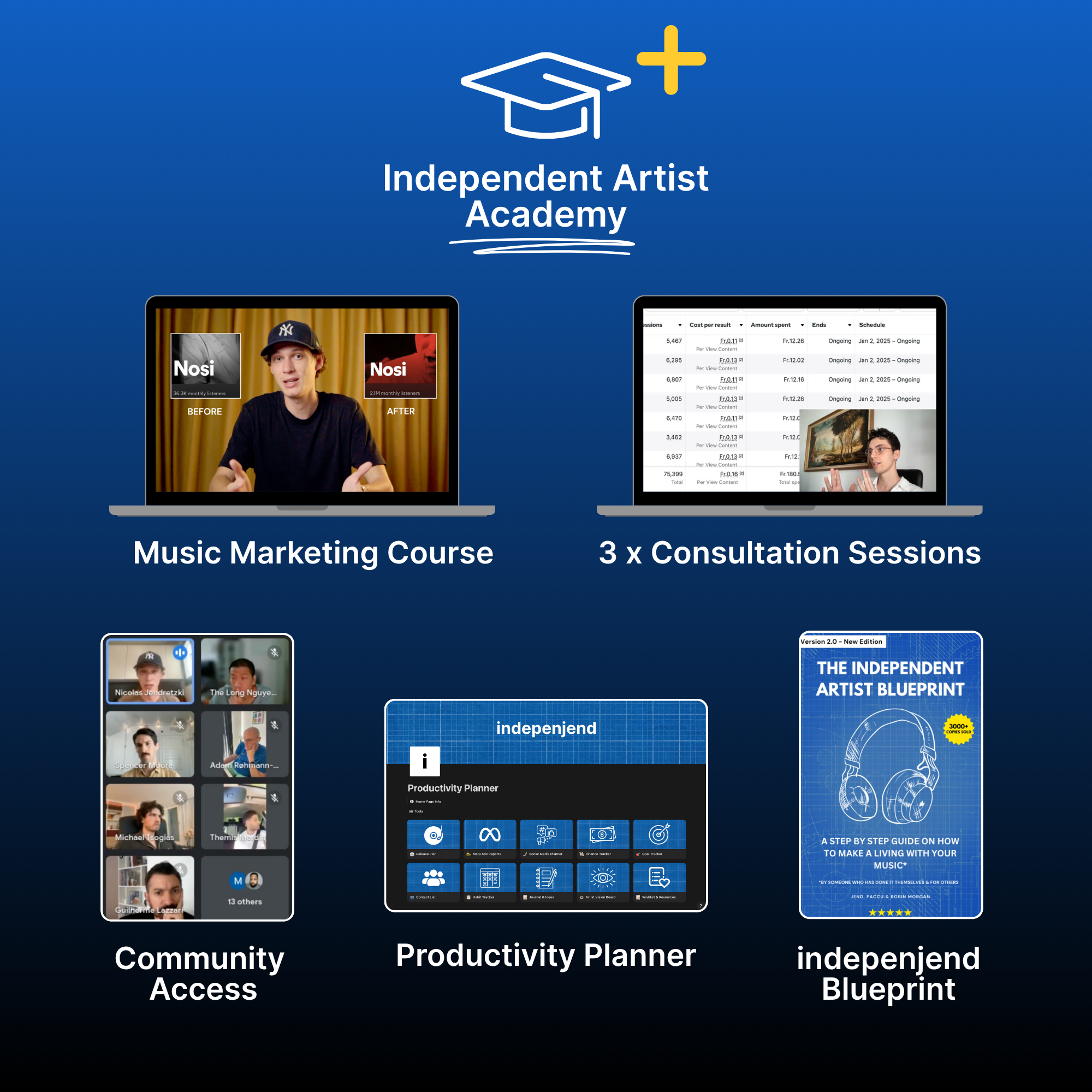 Independent Artist Academy + 3 Consultations